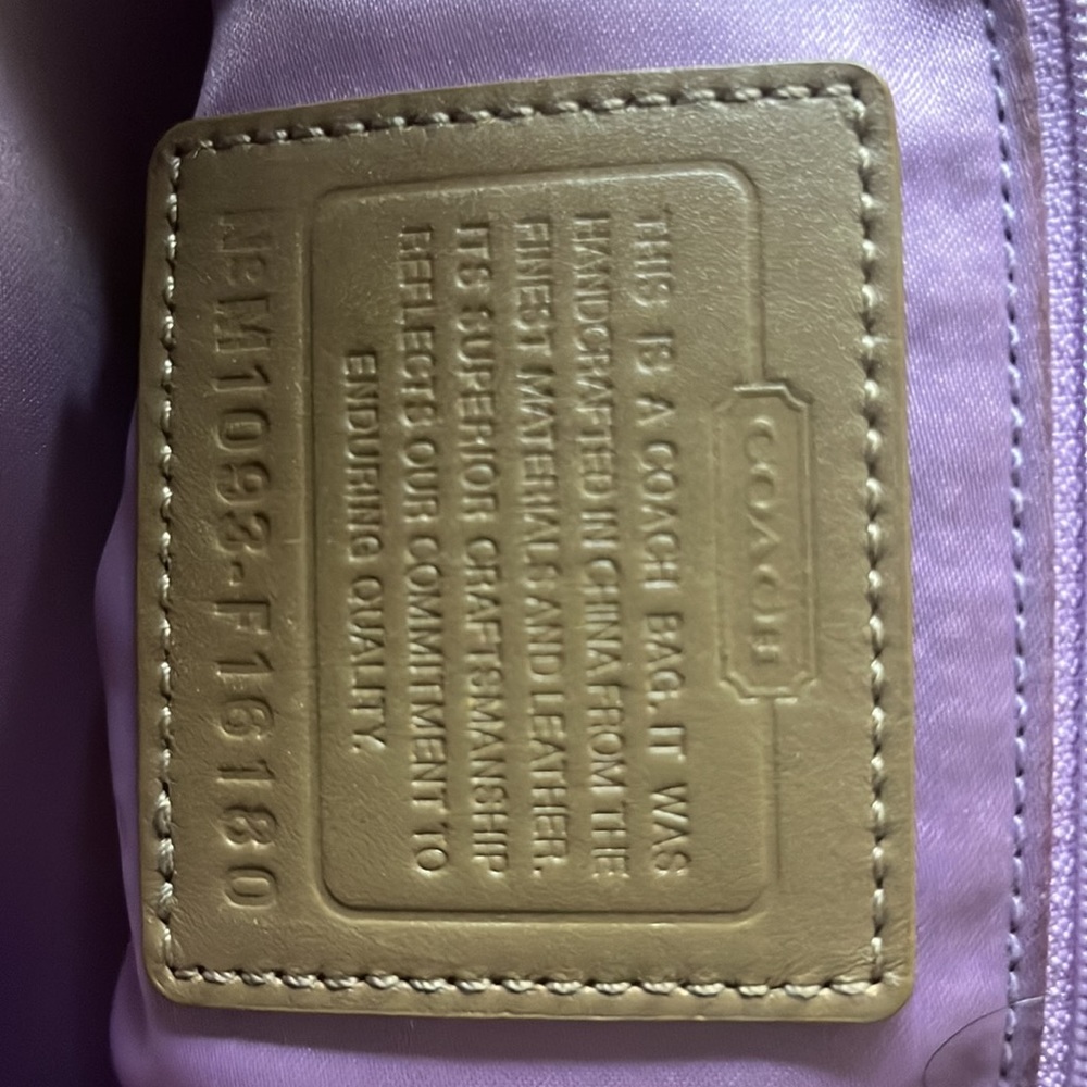 Patchwork Carley Embossed Coach Shoulder Bag - image 4